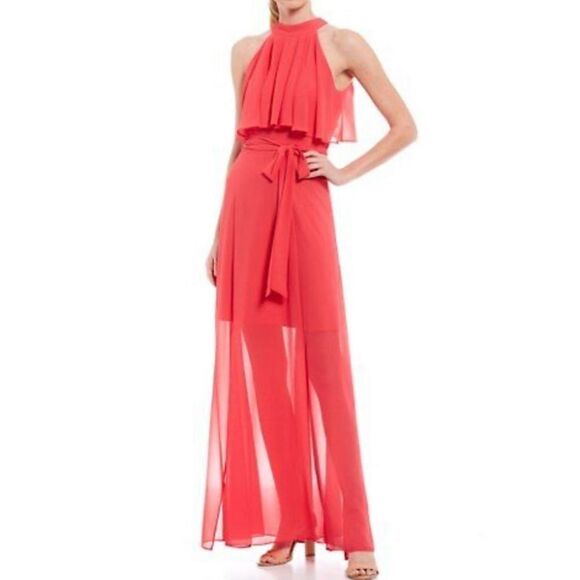 Eliza J Chiffon Maxi - Picture 1 of 11